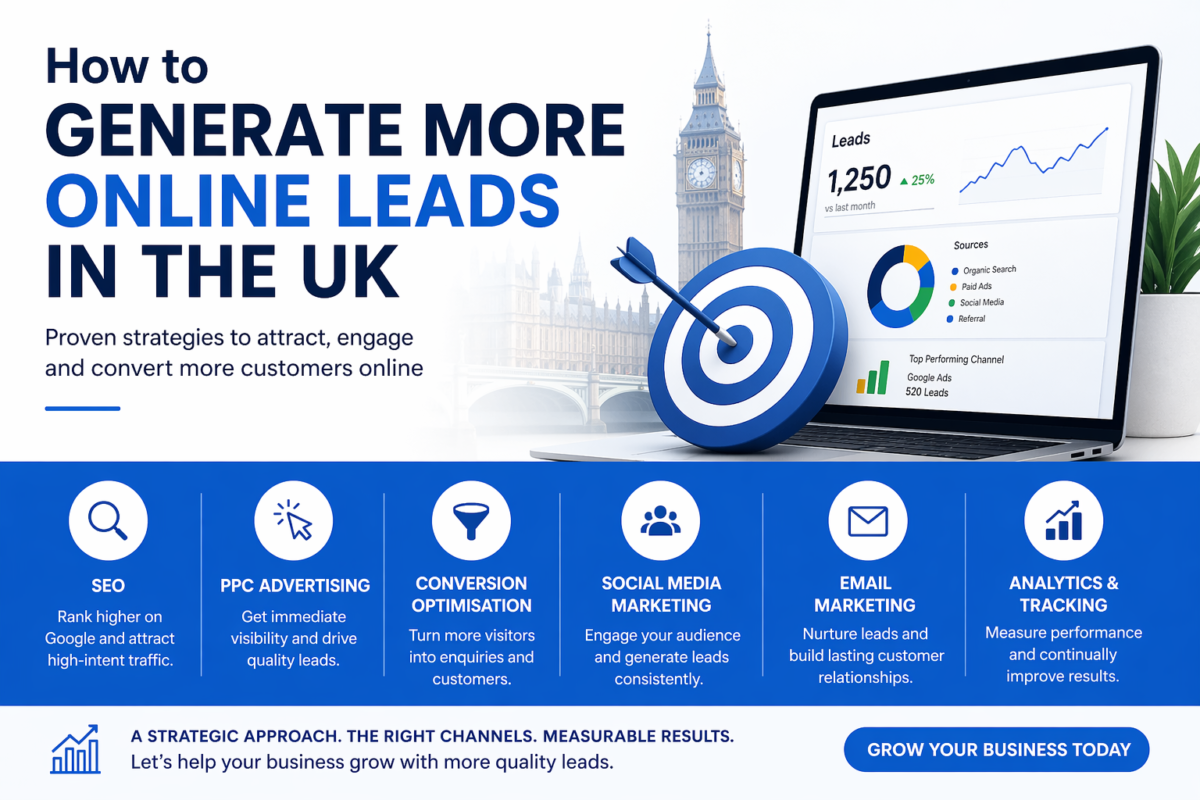 generate more online leads UK