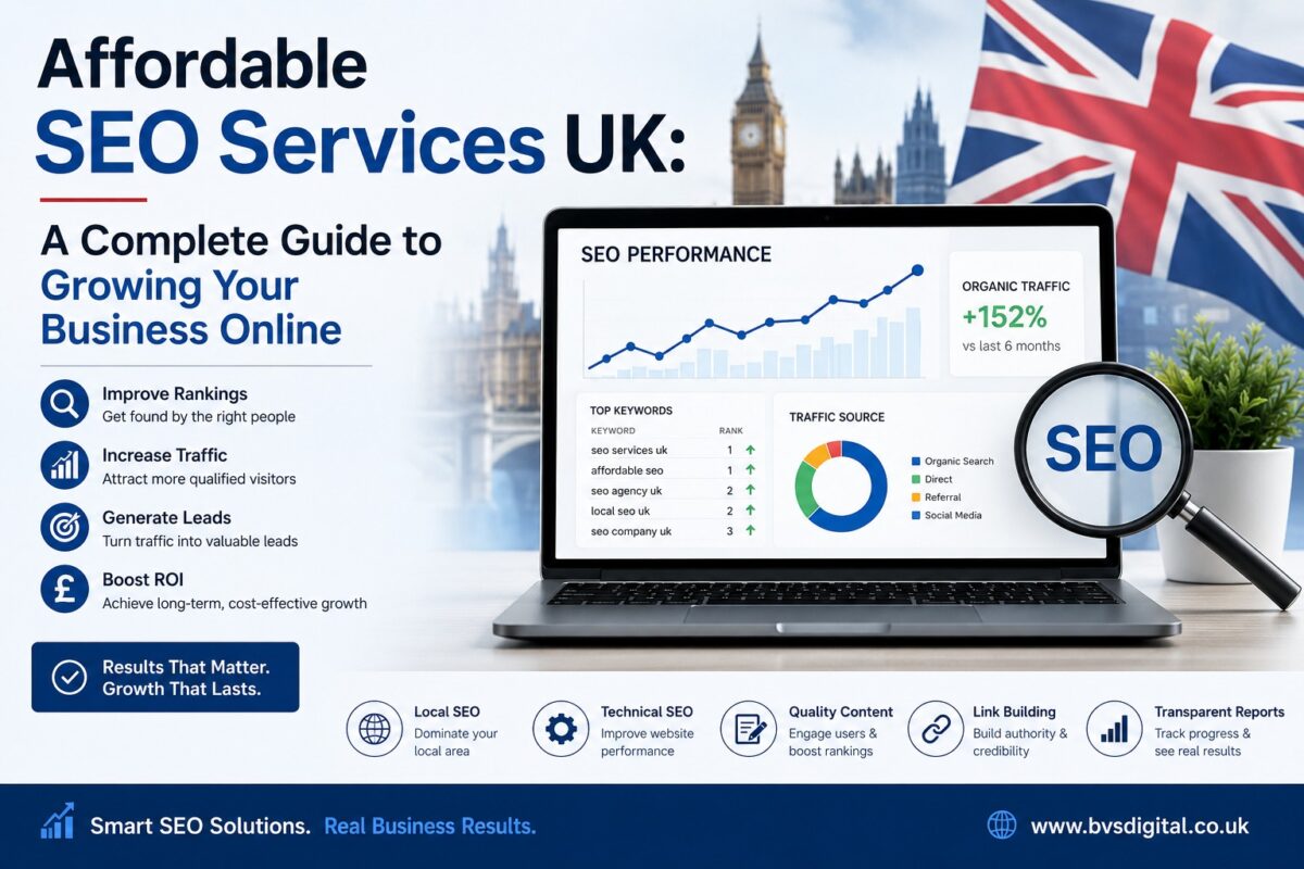 Affordable SEO Services UK helping businesses increase rankings and generate leads