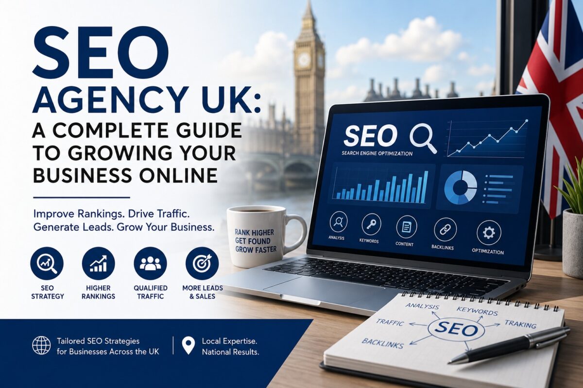Professional SEO Agency UK helping businesses improve Google rankings and organic traffic