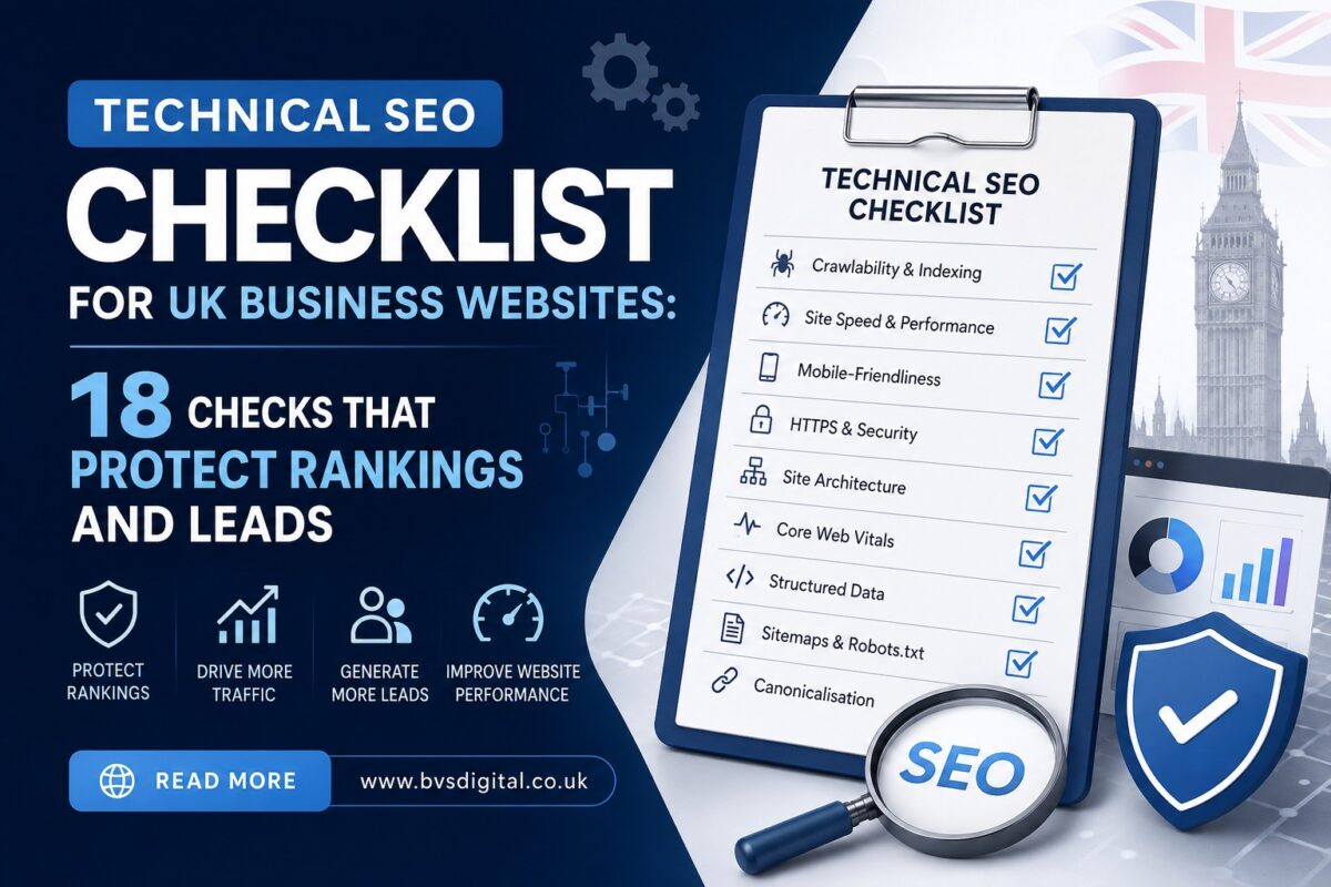 Technical SEO checklist for UK business websites