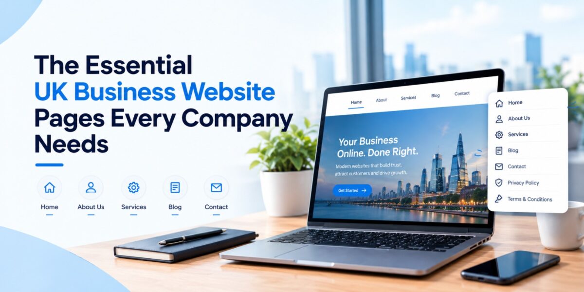 UK business website pages for lead generation and conversions
