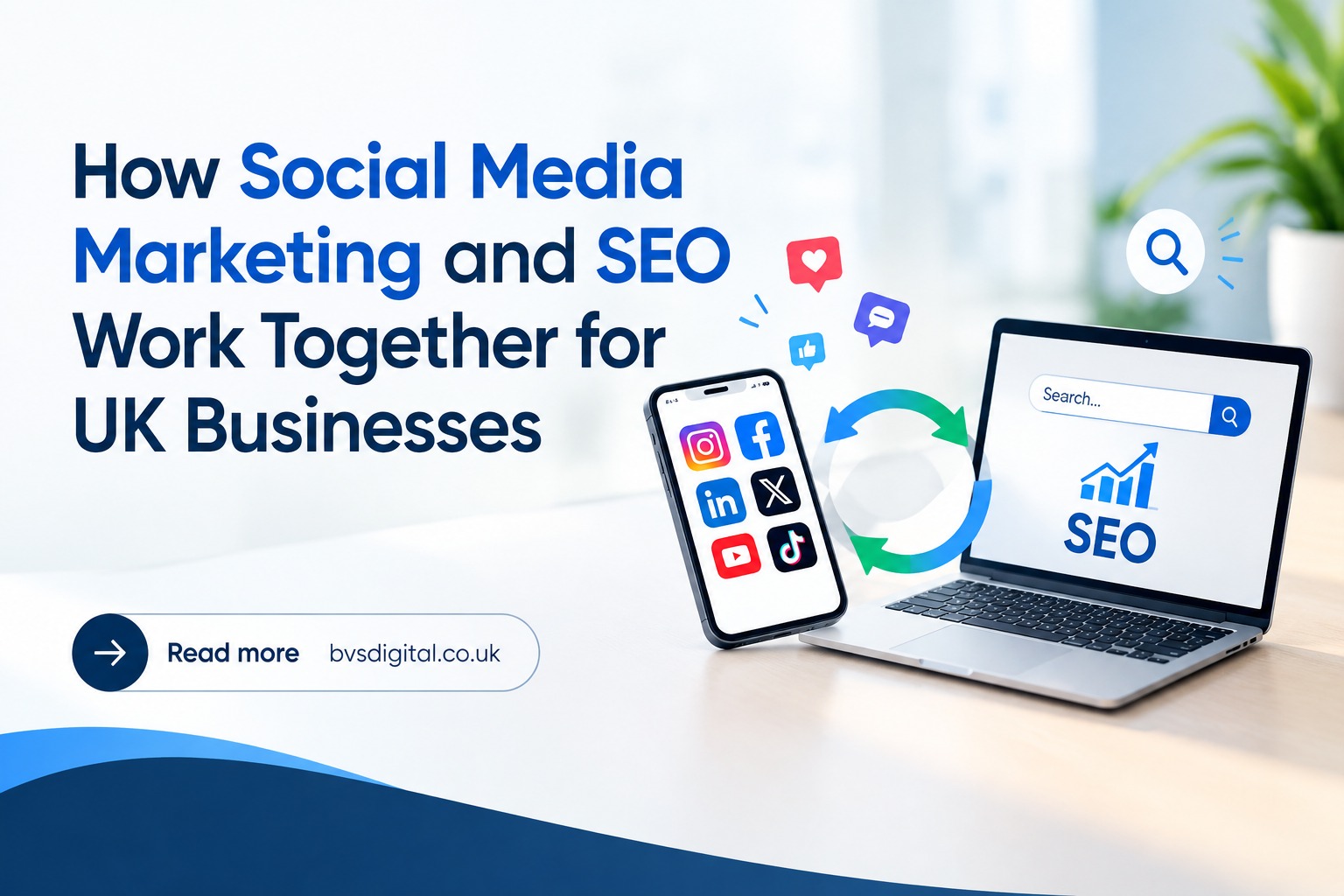 Featured image for “How Social Media Marketing and SEO Work Together for UK Businesses”